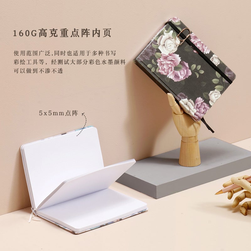 Sketch Book Picture Book Style Mark Book Thickened Paper Dot Matrix Notebook Support Customization - Image 4